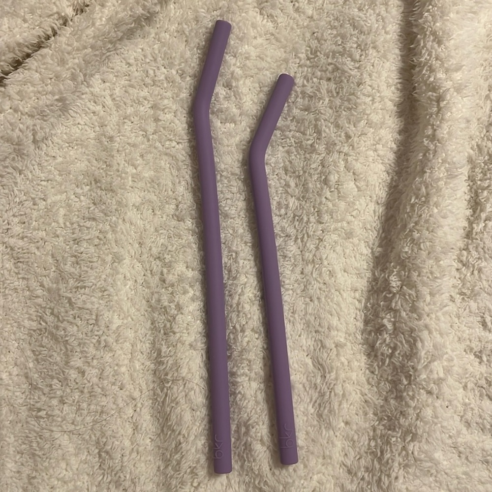 Bkr Little (500 ml) and Big (1L) Straws in Lila